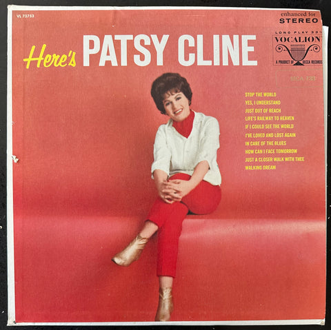 Patsy cline - Here's Patsy Cline LP Vinyl - Used