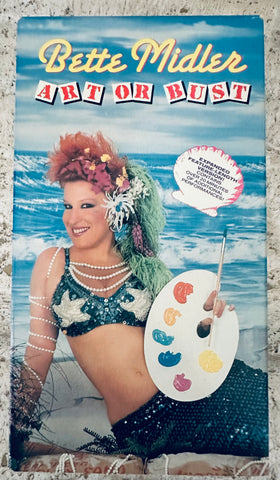 Bette Midler VHS Art or Bust -- Used