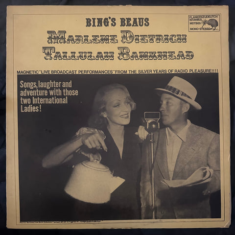 Bing Crosby and Marlene Dietrich live broadcast performance from the silver years of radio pleasure LP vinyl used