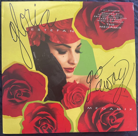 Gloria Estefan - GO AWAY 12" single LP vinyl plus mega mix - Used