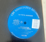 La Toya Jackson 2 vinyl 12" singles LP - Used