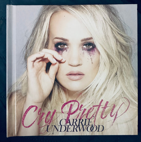 Carrie Underwood cry pretty Deluxe Edition book with CD used