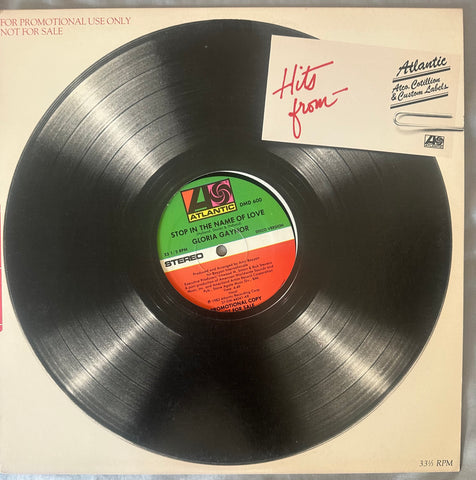 Gloria Gaynor stop in the name of love promotional 12" LP single 1982 used
