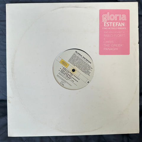 Gloria Estefan 12” single - Como me duele Perderte promo Lp  vinyl - used