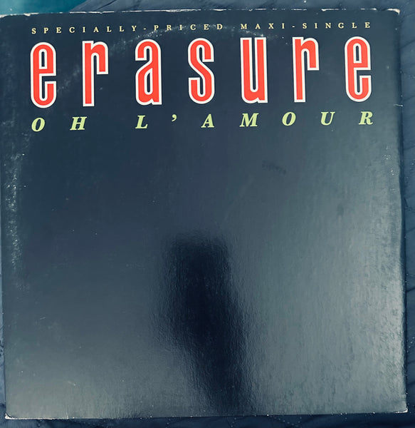 Erasure  OH L' Amour 12 “ single LP Vinyl - Used