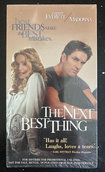 The Next Best Thing promotional viewing VHS new sealed