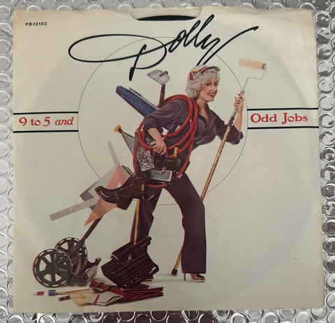 Dolly Parton 9 to 5  and odd jobs 1980  record 45 vinyl