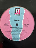 Divine - Shoot Your Shot 12” remix single LP vinyl used