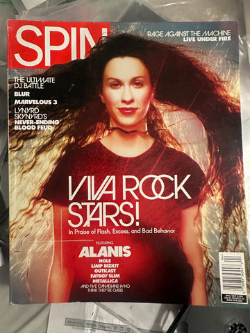 Alanis Morissette Spin Magazine 1999 - used