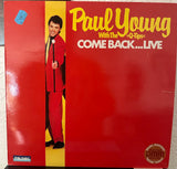 Paul Young with The Q-Tips - Come Back....LIVE (Import LP Vinyl) Used