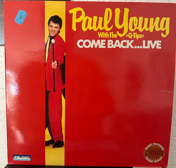 Paul Young with The Q-Tips - Come Back....LIVE (Import LP Vinyl) Used