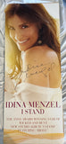 Idina Menzel autographed promotional I STAND poster flat