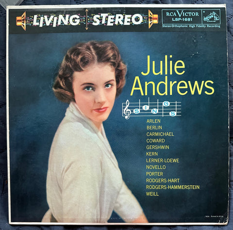 Julie Andrews Sings LP vinyl used