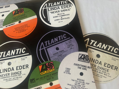 Linda Eder - NEVER DANCE  double 12” promo LP vinyl remixes used