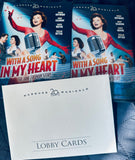 With A Song In My Heart DVD + 4 lobby cards used