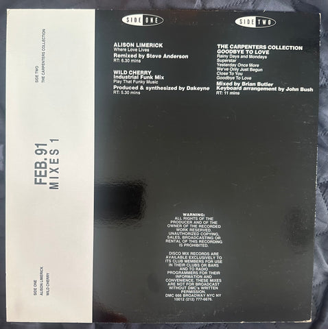 DMC Feb. 91 mixes vinyl (Various) LP 12" Single Vinyl - Used