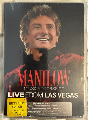 Barry Manilow - LIVE from Las Vegas  2 DVD set - New