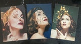 Madonna MAX FACTORY  AD campaign three postcards