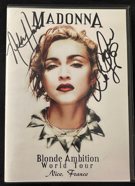 Madonna - Blond Ambition FRANCE DVD - signed by Niki Haris & Donna De Lory - DVD