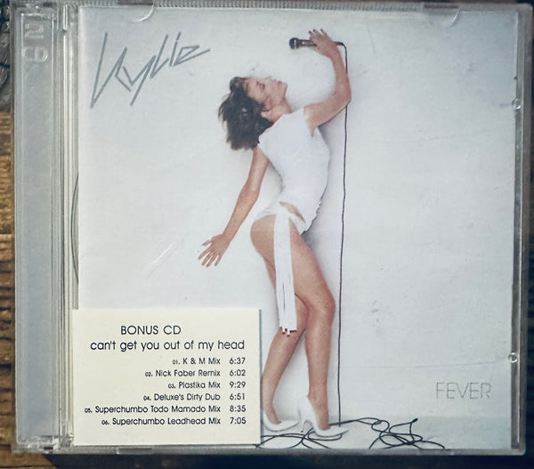 Kylie Minogue -FEVER CD + REMIX CD Single (2CD) Import only -- Used