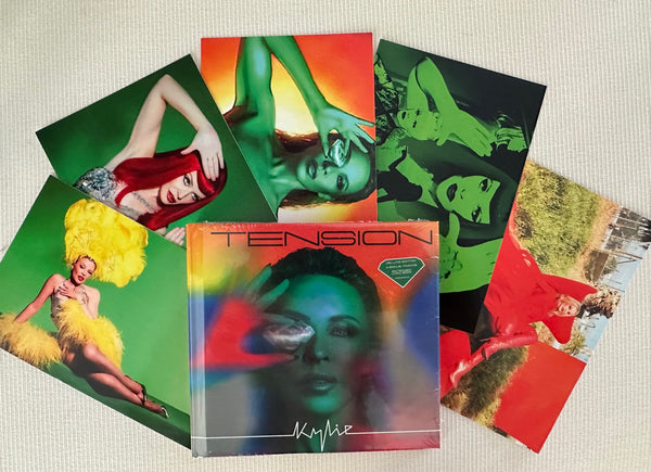 Kylie Minogue - Tension (Limited Edition Deluxe CD +3 bonus & extended lyric book) + 5 PROMO Postcards  - New