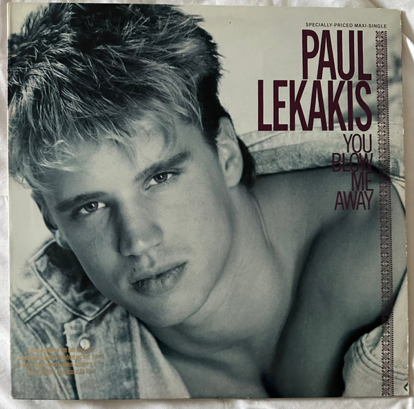 Paul Lekakis - YOU BLOW ME AWAY  (12" single) LP Vinyl  - Used