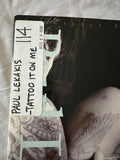 Paul Lekakis - TATTOO IT ON ME  (12" single)  w/ DJ Sticker LP Vinyl  - Used