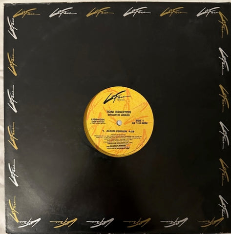 Toni Braxton - Breathe Again 12" LP Single Vinyl - Used