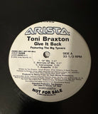 Toni Braxton - Let Me Show You The Way (Out)  Give It Back - Promo 12" LP Single Vinyl - Used
