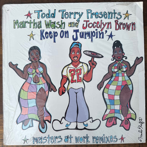 Todd Terry Prresents Martha Wash & Jocelyn Brown - KEEP ON JUMIN' 12" LP Single Vinyl - Used