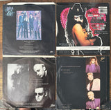 Dead Or Alive -- Set of 4 original 45 records 7" Vinyl - Used