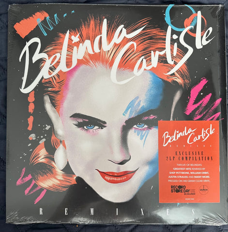 Belinda Carlisle - Remixes - RSD 2023 On Clear Vinyl 2 LP Record Store Day - NEW  (US orders ONLY)