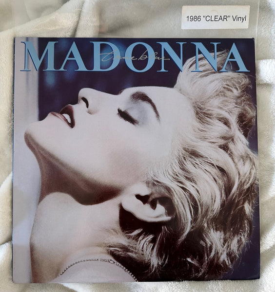 Madonna - True Blue 1986 "Clear" LP Vinyl - Used  (US Orders ONLY)
