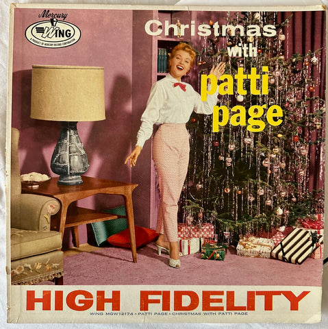 Patti Page Christmas LP Vinyl 1959  - Used