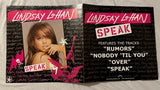 Lindsay Lohan - SPEAK promotional poster flat 12x24"