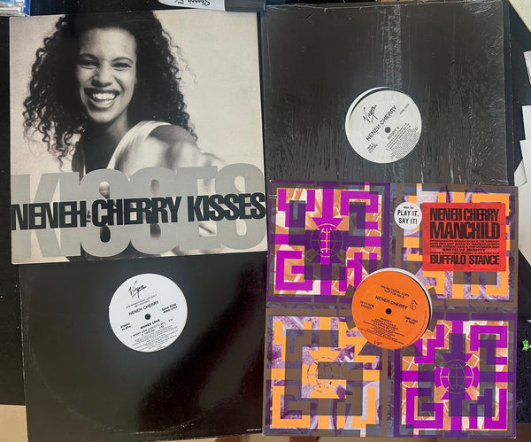 Neneh Cherry - lot of 4 12" singles Kisses On The Wind, Manchild, Money Love, Buddy X, Buffalo Stance - LP VINYL - Used
