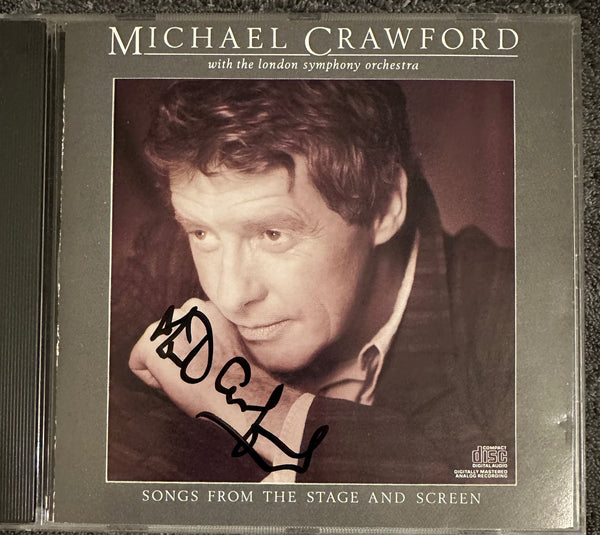 Michael Crawford -Songs from the Stage and Screen - Signed / Autographed CD - Used