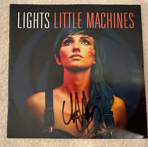Lights - Little Machines (autographed cover booklet  only) Used