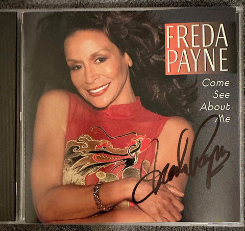Freda Payne - Come See About me  - Signed / Autographed CD - Used