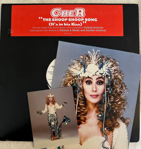 CHER -  Ther Shoop Shoop Song (It's in his kiss) '97 Club Mixes 12" Single LP  Vinyl - Used