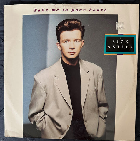 Rick Astley - TAKE ME TO YOUR HEART (Import) 12" Single LP Vinyl -  Used