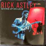 Rick Astley - GIVING UP ON LOVE / Together Forever / She Wants to dance with me / Never gonna give you up  (USA PROMO) 12" Single LP Vinyl -  Used