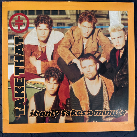 Take That - It Only Takes A Minute 12" Single LP Vinyl - Used