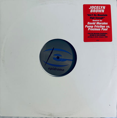 Jocelyn Brown -- Ain't No Mountain High Enough (REMIXES) 12" Single LP Vinyl - Used