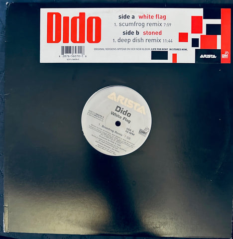 Dido =  White Flag / Stoned (Promo 12" single Remixes) LP Vinyl - Used