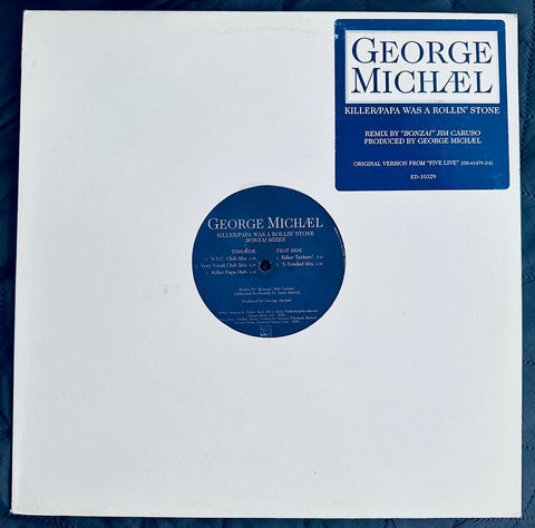 George Michael - Killer / Papa Was A Rollin' Stone (PROMO 12" Single) LP Vinyl - Used