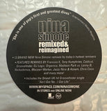 Nina Simone official 3x3" round promotional sticker  Remixed, Reimagined