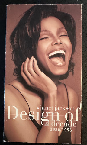 JANET JACKSON  - Design Of A Decade VHS Music videos - Used