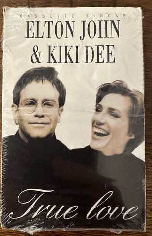 Elton John + Kiki Dee - TRUE LOVE - Audio Cassette Single  - Used