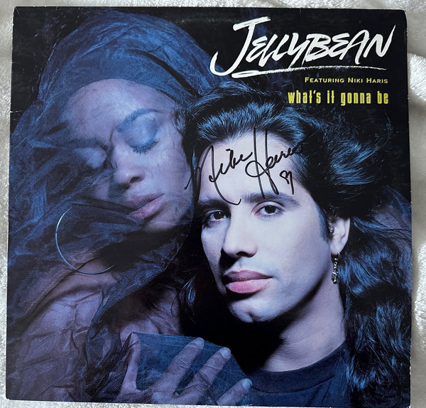 Jellybean Featuring Niki Haris – What's It Gonna Be- 12" Vinyl (Autographed!)  - Used